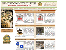 Tablet Screenshot of hendryutilities.com